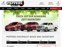 Tablet Screenshot of peppersautomotive.com